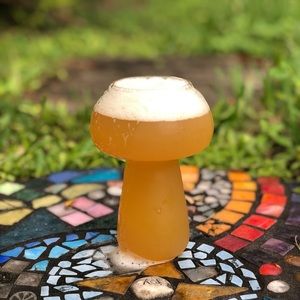 Mushroom Beer Glass